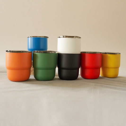 SUS304 stainless steel coffee cup, double-layer vacuum insulated thermos cup, beverage cup, suitable for men and women, 12 color