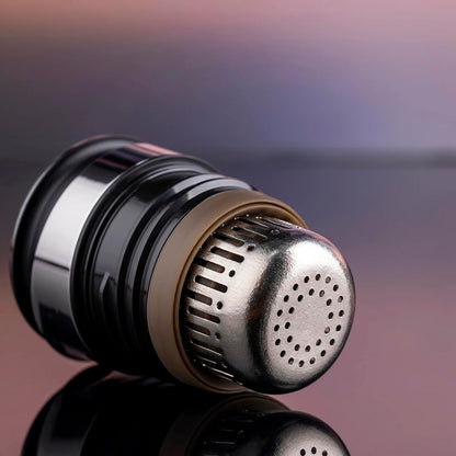 SAMADOYO-316 Stainless Steel Teapot, Insulated Tea & Coffee Brewer with Built-in Filter, 600ml