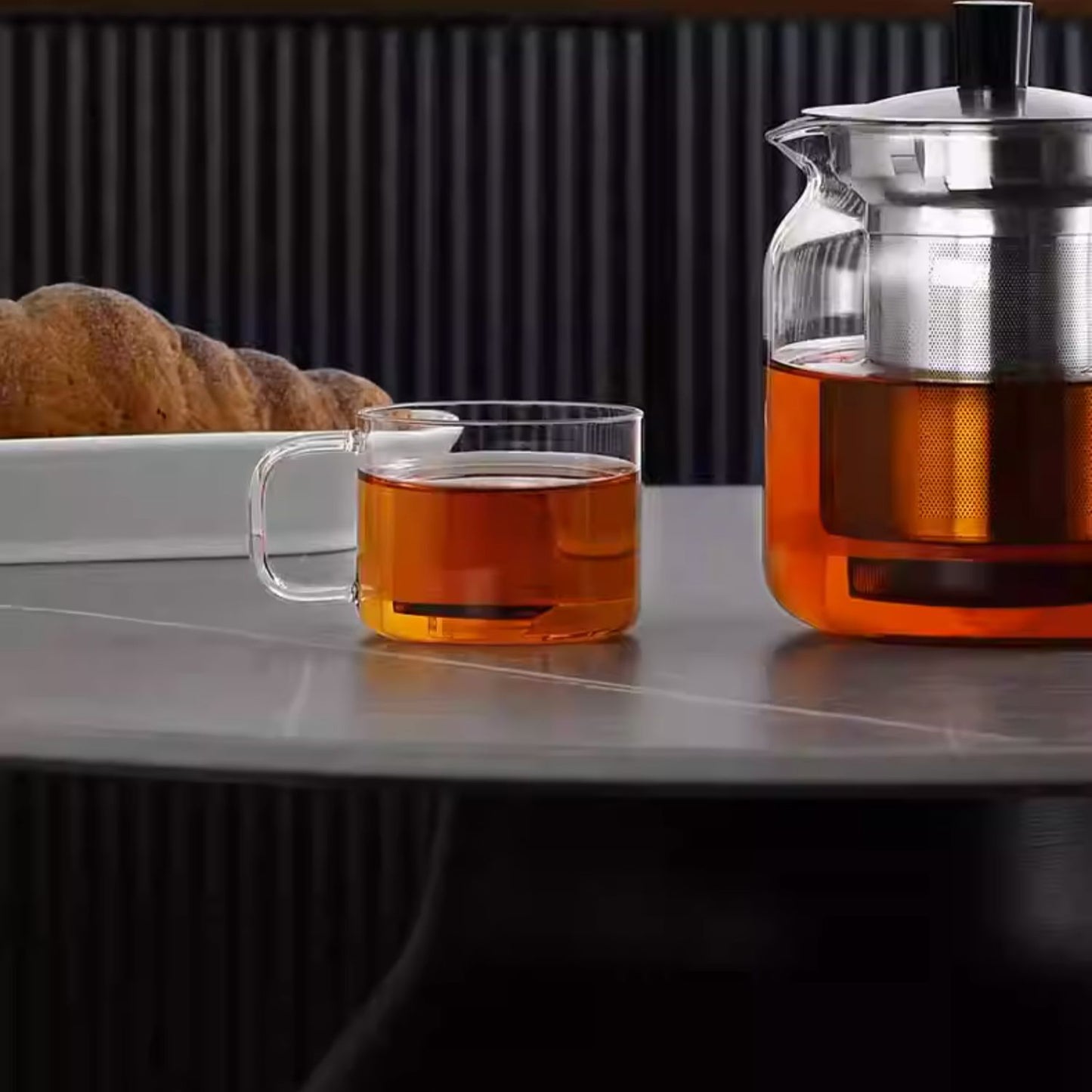 Samadoyo High Borosilicate Heat-Resistant Glass Teacups (60ml, 2-Piece Set)