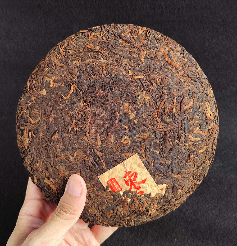 Premium Yunnan "Jujube Aroma" Ripe Pu'er Tea Cake - 357g Artisan Crafted Tea Disc – A Journey Through Time