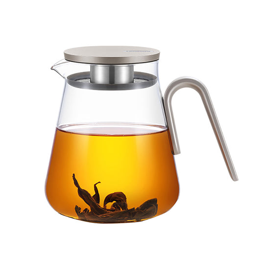 Samadoyo High Borosilicate Glass Tea Pot Fruit Tea Pot Afternoon Tea Set with Filter Tea Set