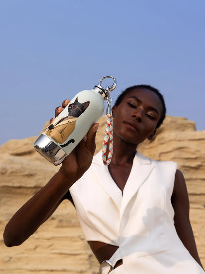 SAMADOYO-6 Hour Insulated Glass with Straw and Cup | Fashionable and unique 360ml