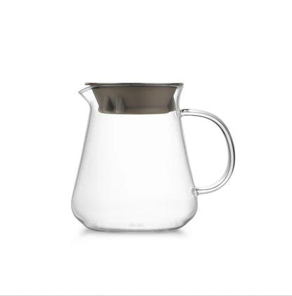 SAMADOYO Coffee Sharing Pot Portable Coffee Drip Set Travel Coffee Tool with Filter Coffee Pot Glass Coffee Pot