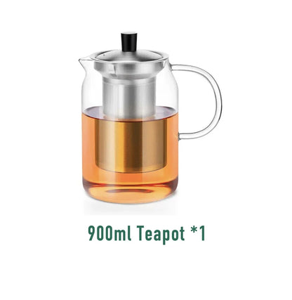 SAMADOYO Heat-resistant glass teapot teapot tea water separation and filtration household large capacity tea maker
