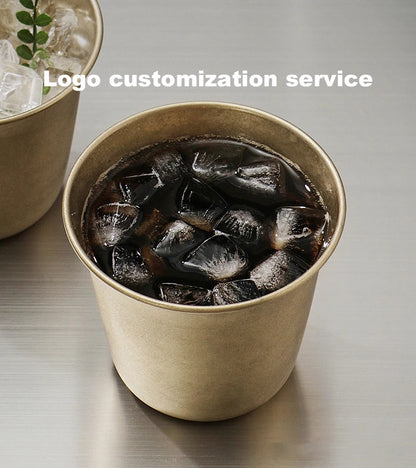 2PCS Artistic Snowflake Stainless Steel Tumbler – Dual-Size, Freezer-Friendly, for Iced Drinks & Cocktails (304 Steel)