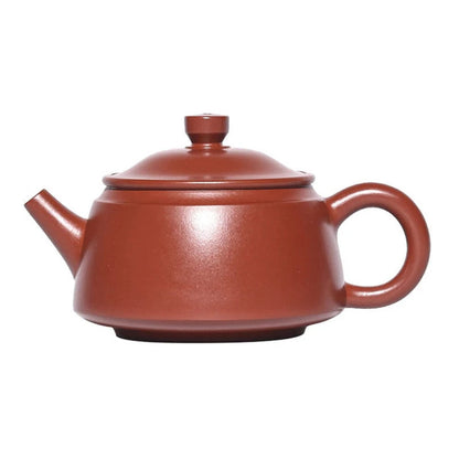 SteepCode Yixing "Breathing Teapot" – 180ml Supreme-Grade Vermilion Clay Masterpiece, Artisan Teapot, Zisha Teapot