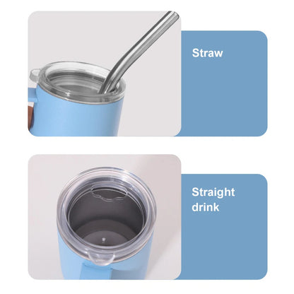 Stainless steel straw insulated cup, mini liquor glass, portable wine glass, small party glass, 2 ounces