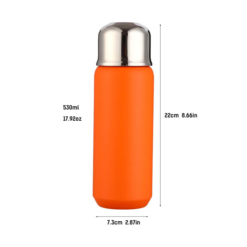 530ml Stainless Steel Vacuum Tumbler with Ceramic-Coated Interior & Detachable Tea Infuser