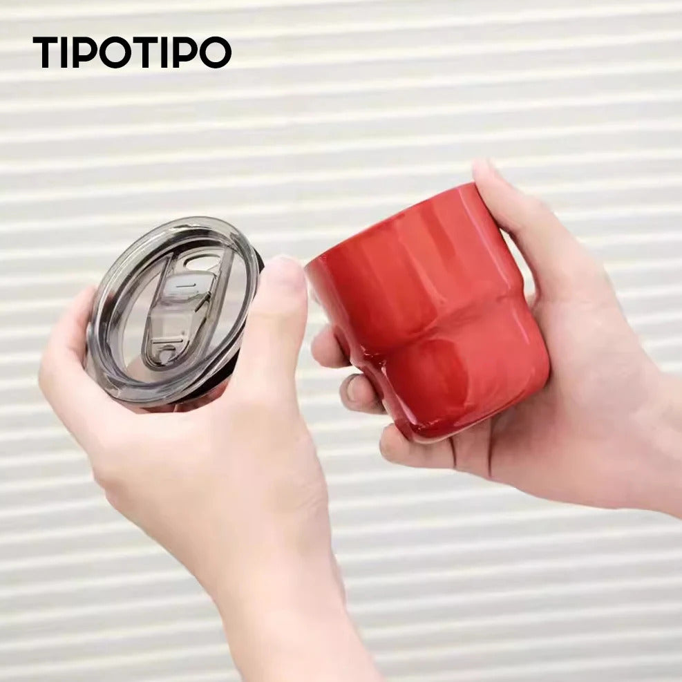 SUS304 stainless steel coffee cup, double-layer vacuum insulated thermos cup, beverage cup, suitable for men and women, 12 color