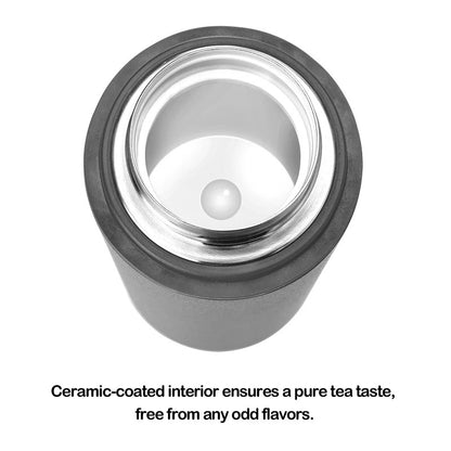 Samadoyo 400ml "Little Cannon" Thermal Tumbler - Ceramic Coated, 8H Hot/6H Cold, Titanium Filter & Magnetic Cup
