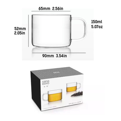 Bonston Heat-Resistant Glass Teapot with 304 Stainless Steel Filter