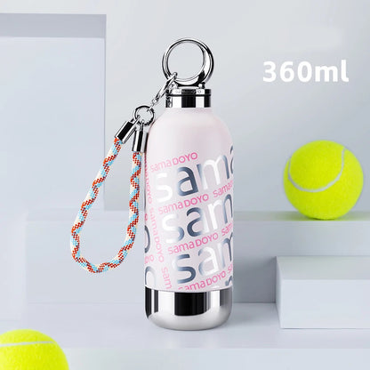SAMADOYO-6 Hour Long-Lasting Insulated Tumbler with Straw & Detachable Cup – Globally Original 360ml