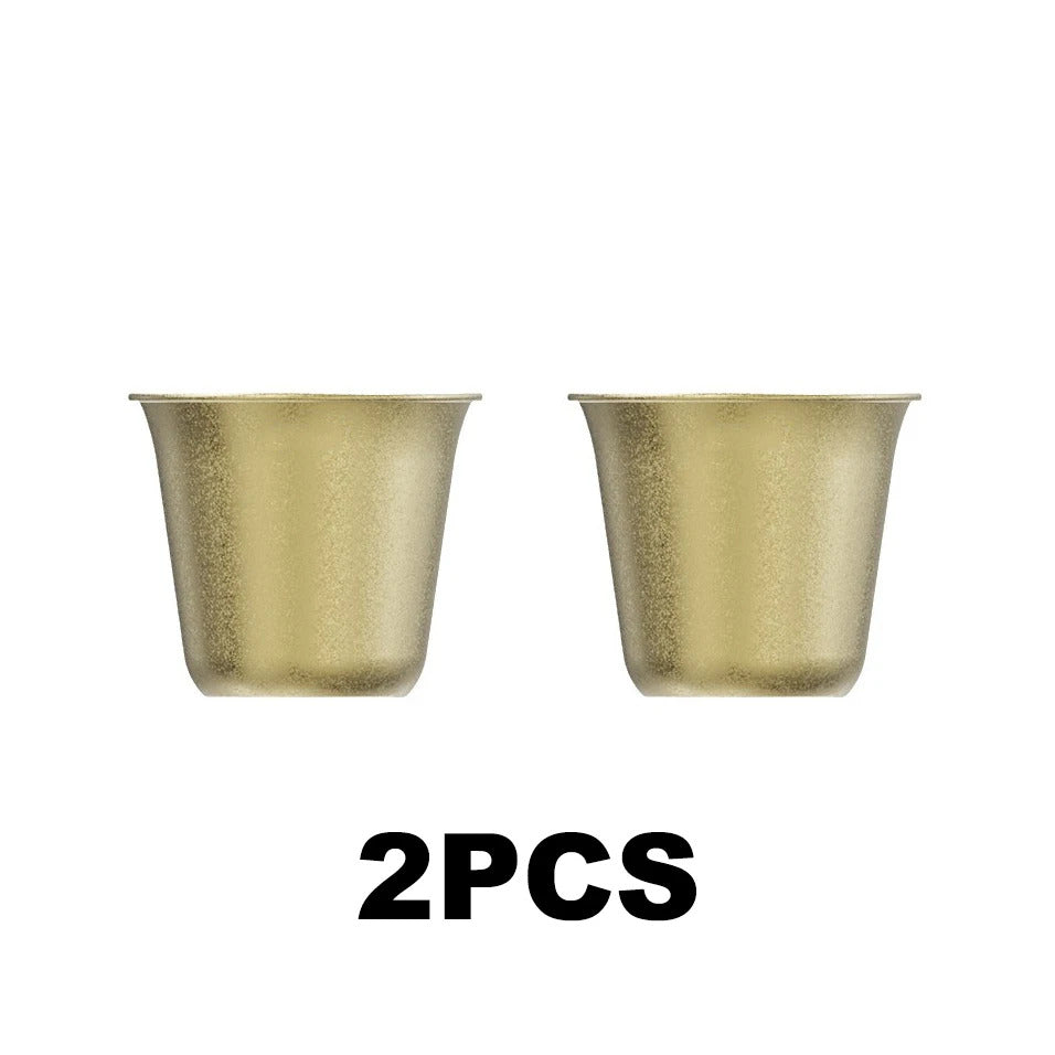 2PCS Artistic Snowflake Stainless Steel Tumbler – Dual-Size, Freezer-Friendly, for Iced Drinks & Cocktails (304 Steel)