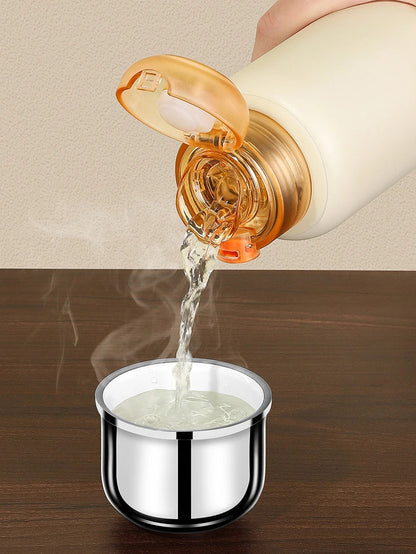 530ml Stainless Steel Vacuum Tumbler with Ceramic-Coated Interior & Detachable Tea Infuser