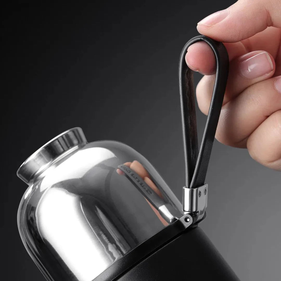 SamaDOYO 304 stainless steel double layer insulated cup tea water separation brewing cup portable cup travel tea set