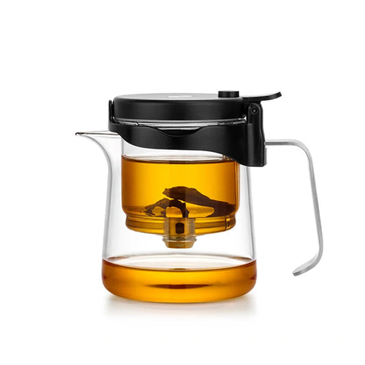 SAMADOYO elegant cup insulation separation bubble teapot heat-resistant glass teapot simple filter tea cup