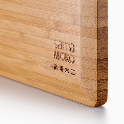 SAMADOYO Nanzhu wooden waterproof tea tray, Kung Fu tea set, single layer simple tea tray, tea table tray, fruit tray