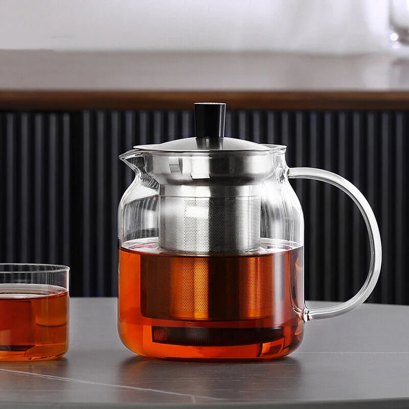 SAMADOYO Heat-resistant glass teapot teapot tea water separation and filtration household large capacity tea maker
