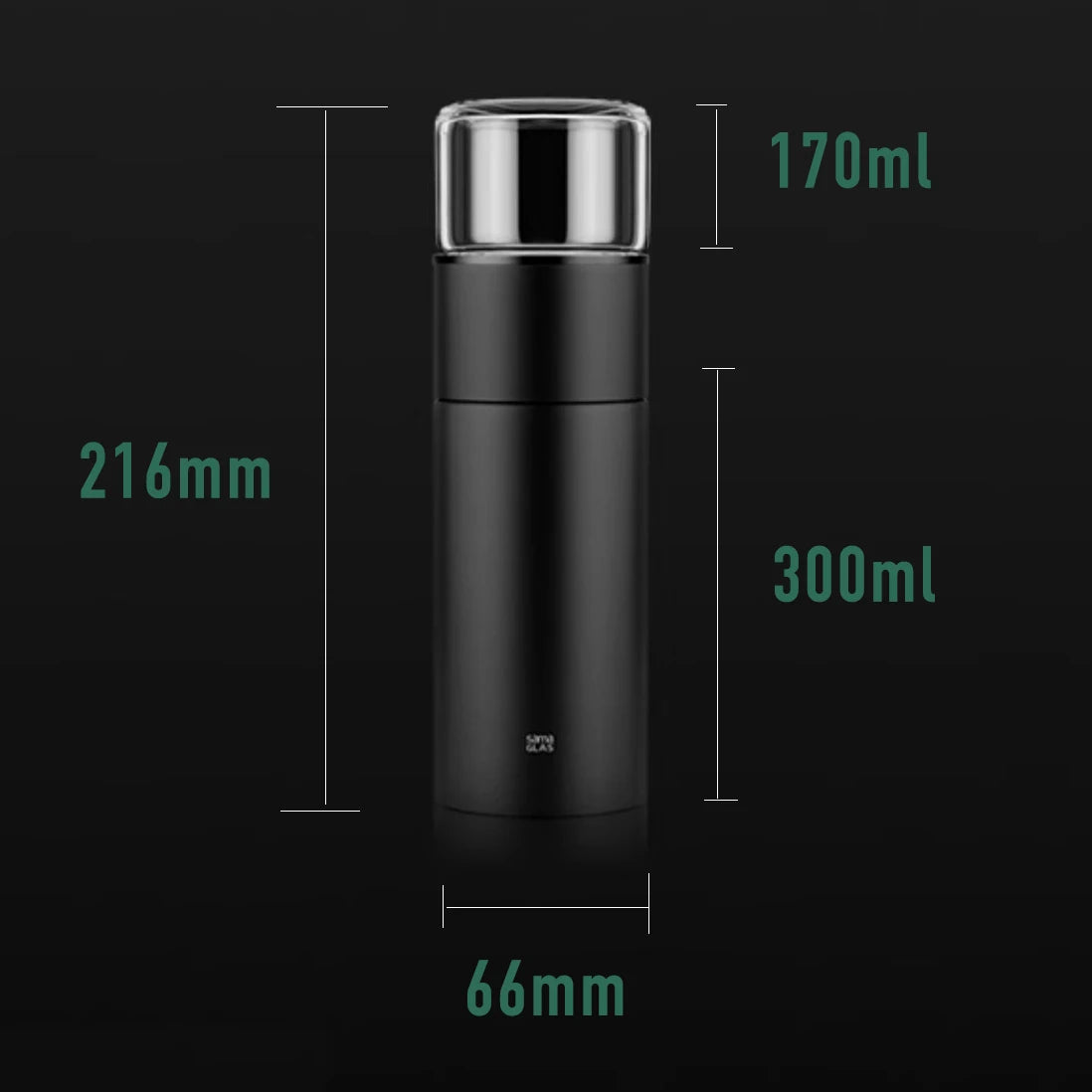 SAMADOYO Tea separation, heat-resistant glass brewing, tea filtration, portable cup, outdoor portable travel vehicle water cup