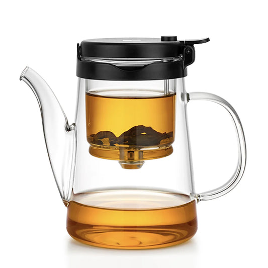 SAMADOYO elegant cup insulation separation bubble teapot heat-resistant glass teapot simple filter tea cup