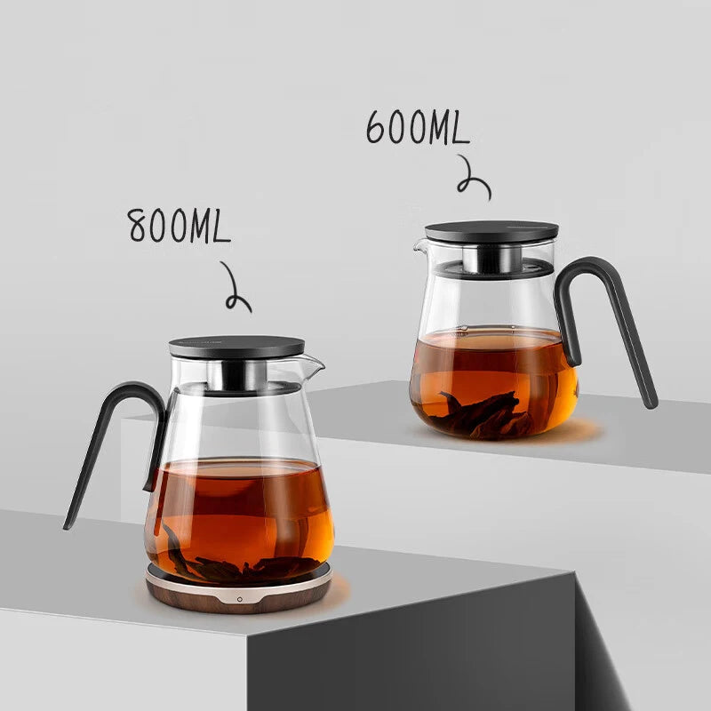 Samadoyo High Borosilicate Glass Tea Pot Fruit Tea Pot Afternoon Tea Set with Filter Tea Set