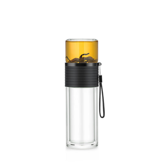 SAMADOYO Tea separation, heat-resistant glass brewing, tea filtration, portable cup, outdoor portable travel vehicle water cup
