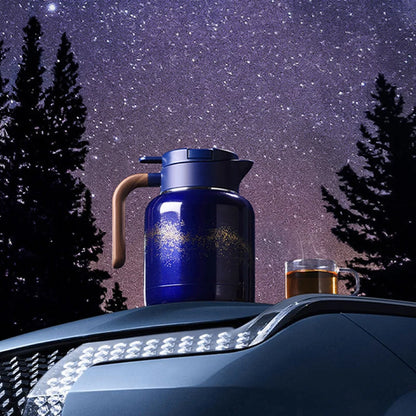 Samadoyo Luxus-Teekanne, Titan-Innentank, Isolierkanne, 1300 ml 