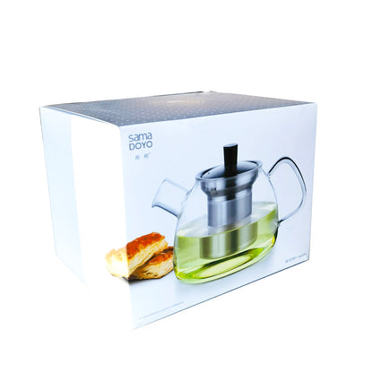 SAMADOYO Heat-resistant glass teapot, teapot, tea water separation and filtration, household large capacity tea maker